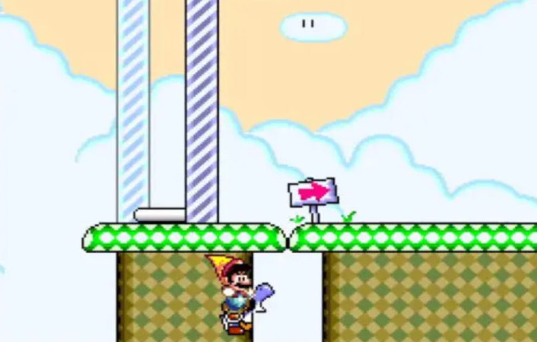 スーパーマリオワールド チーズブリッジ ゴール