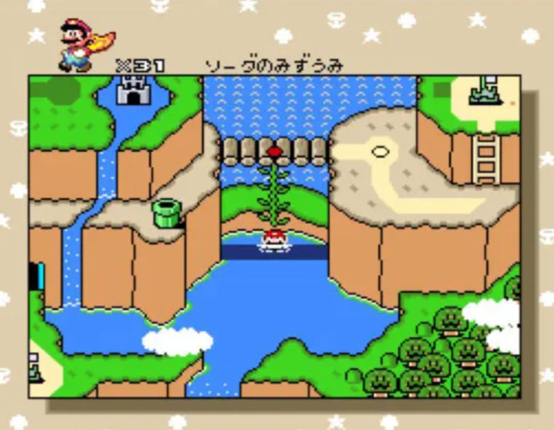 スーパーマリオワールド ソーダのみずうみ