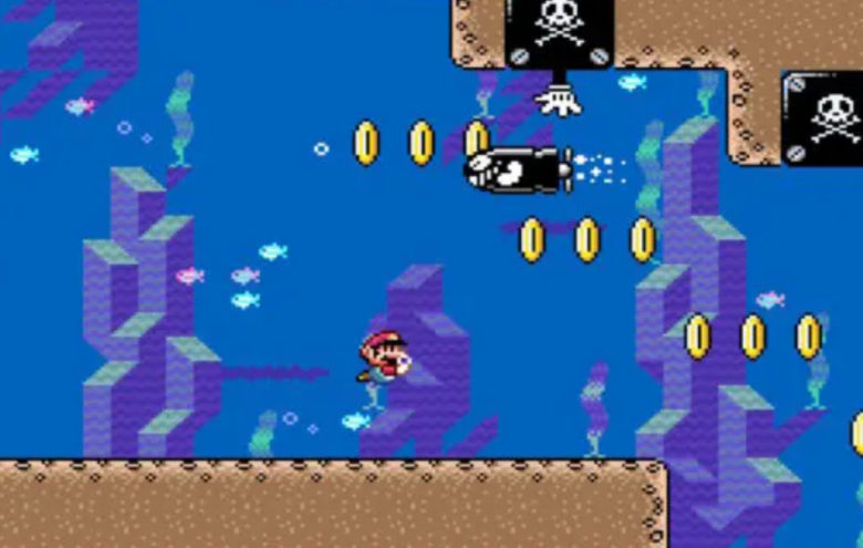 スーパーマリオワールド ソーダのみずうみ トーピード