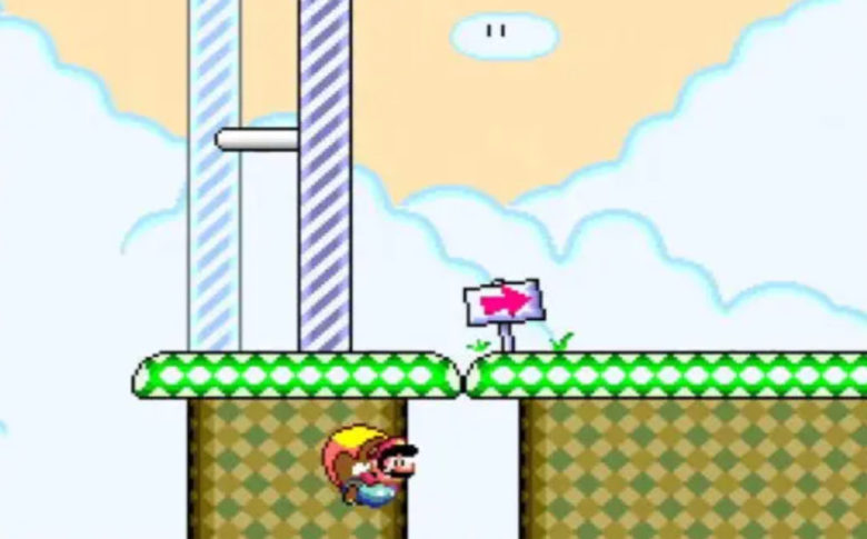 スーパーマリオワールド チーズブリッジ ゴール