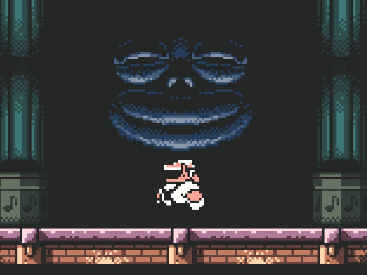 ワリオランド３ 不思議なオルゴール  なぞのせきぞう