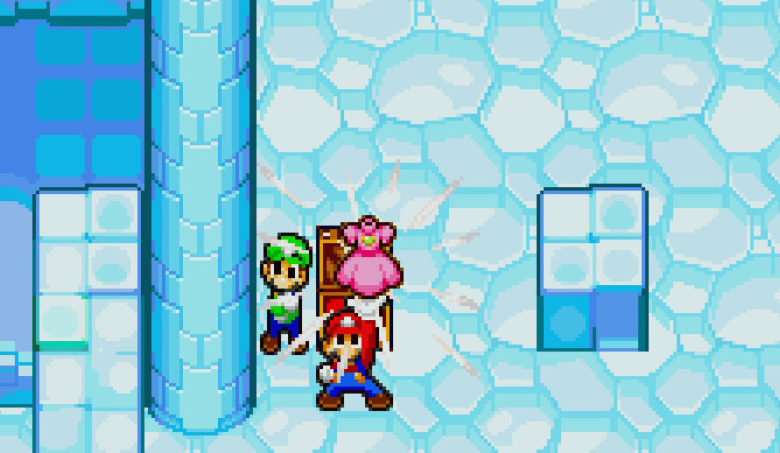 ゲームボーイアドバンス マリオ&ルイージRPG ピーチの服