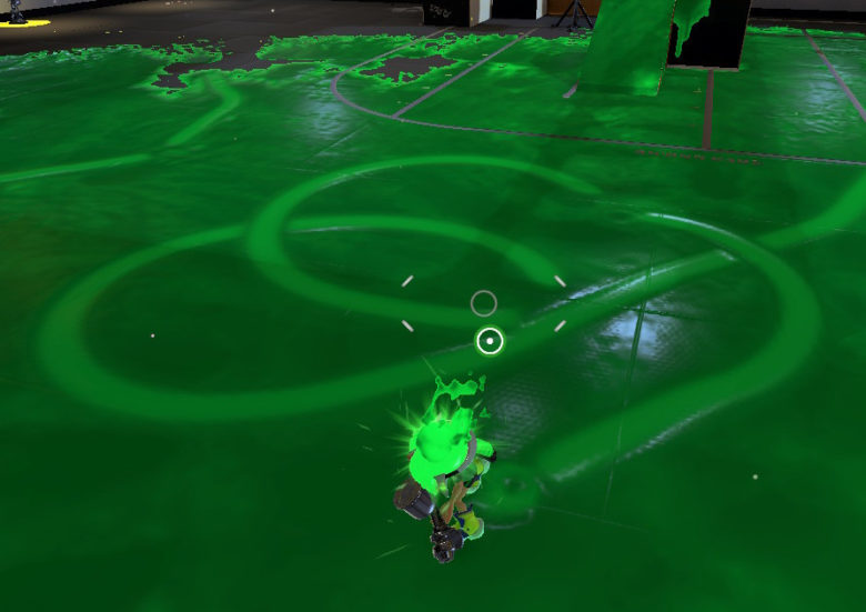 スプラトゥーン3 UMAフェス ネッシー インク 泳いだ後