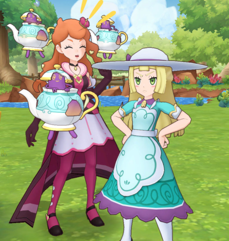 ポケマス スぺコス謎解きティーパーティー リーリエ ソニア ポットデス