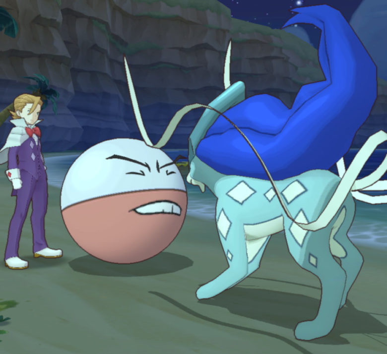 ポケマス 北風を追う男 マルマイン スイクン