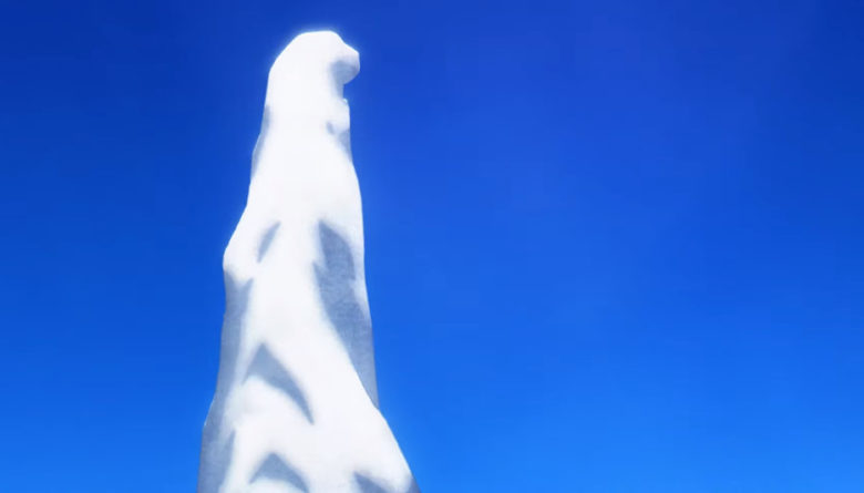 ポケモンSV 放課後のブレス  雪の柱