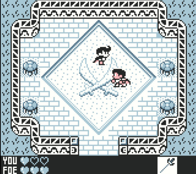 ゲームボーイ カエルの為に鐘は鳴る 決闘シーン