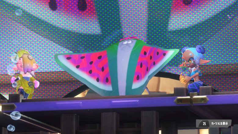 スプラトゥーン３ 夏衣装のすりみ連合