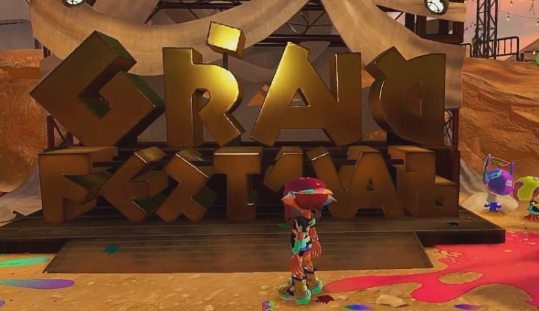 スプラトゥーン３ グランドフェスティバル ロゴ