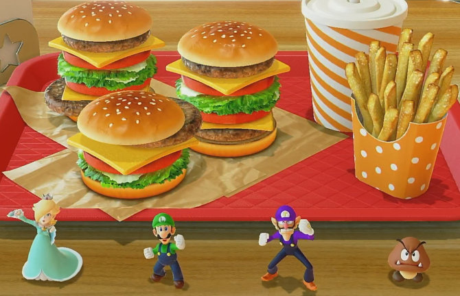 スーパーマリオパーティジャンボリー ハンバーガー