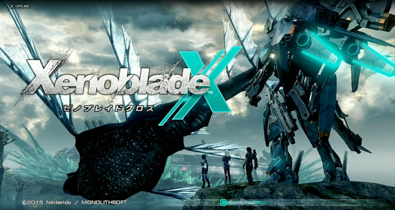 ゼノブレイドクロス タイトル画面