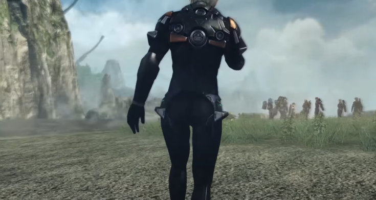 ゼノブレイドクロスディフィニティブエディション 後ろ姿