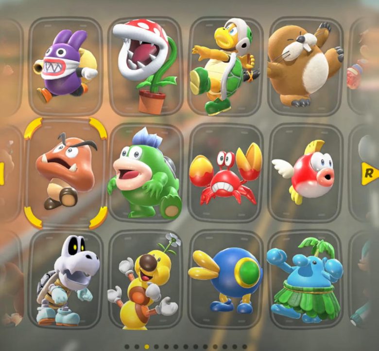 マリオカート ワールド キャラ選択