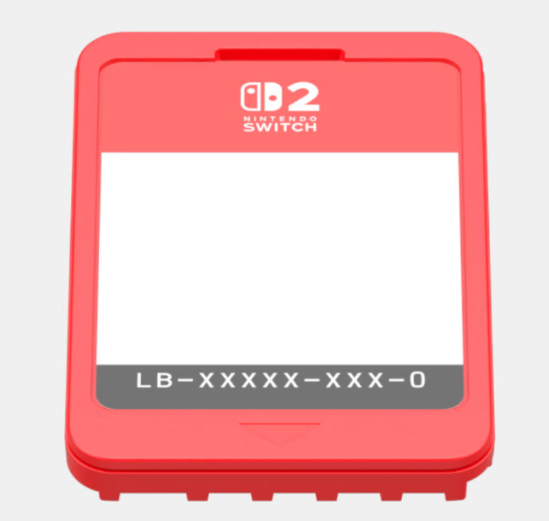 NintendoSwitch2ゲームカード 3Dギャラリー