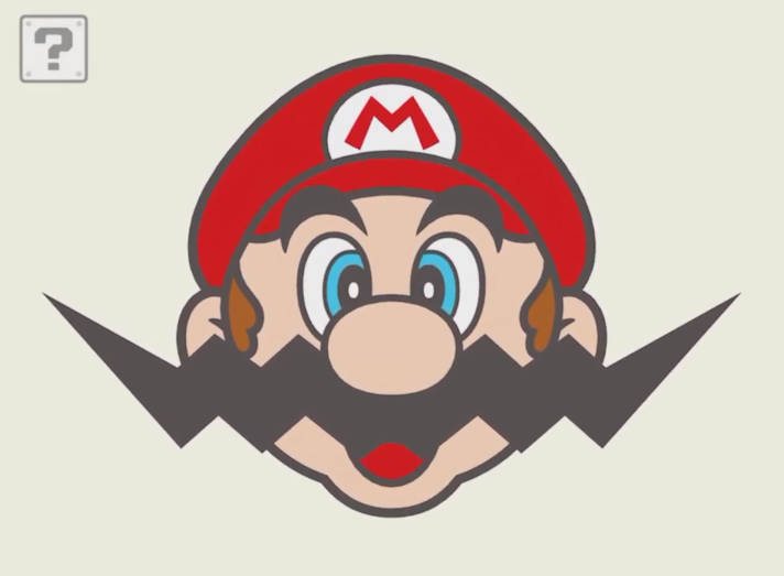 かおマリオ ワリオのひげ