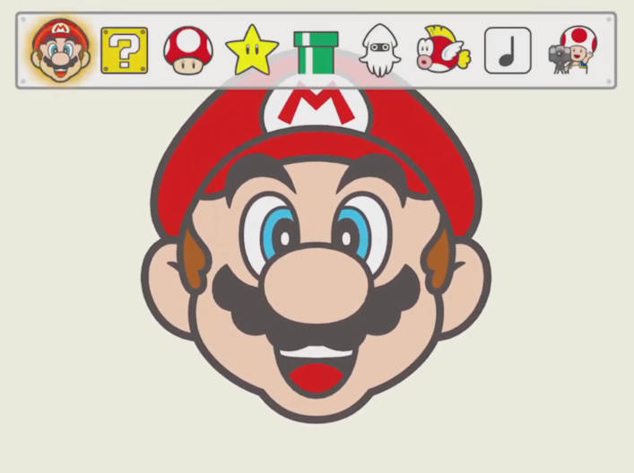 かおマリオ メニュー