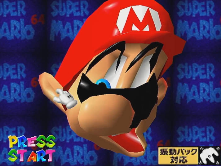 スーパーマリオ64 かおマリオ