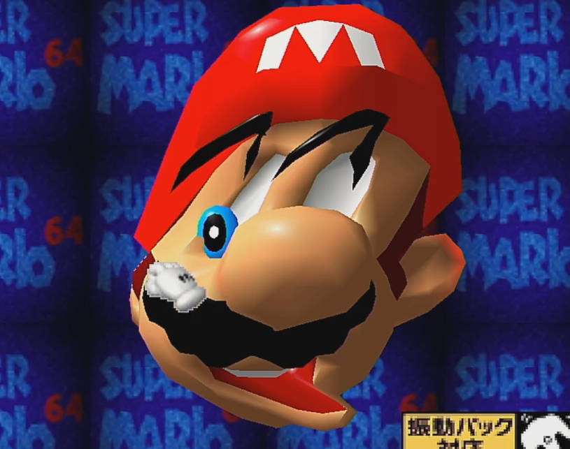 スーパーマリオ64 かおマリオ