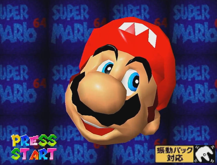 スーパーマリオ64 かおマリオ
