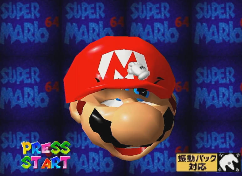 スーパーマリオ64 かおマリオ