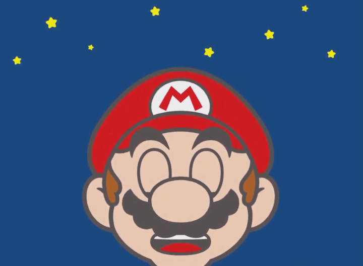 かおマリオ 寝る